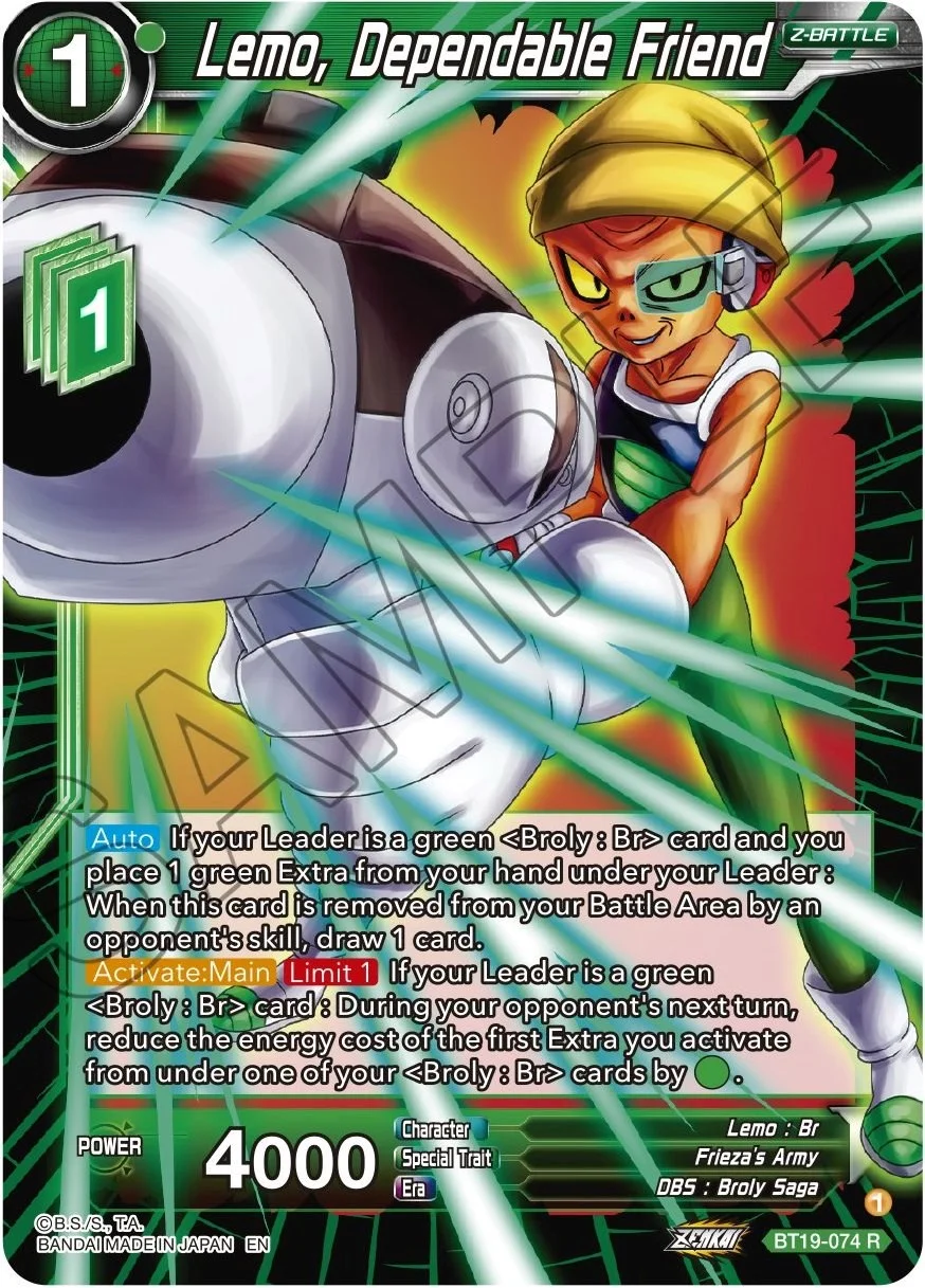 Lemo, Dependable Friend 「BT19-074」「EN」