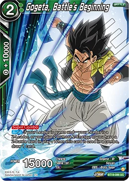 Gogeta, Battle's Beginning 「BT19-086」「EN」