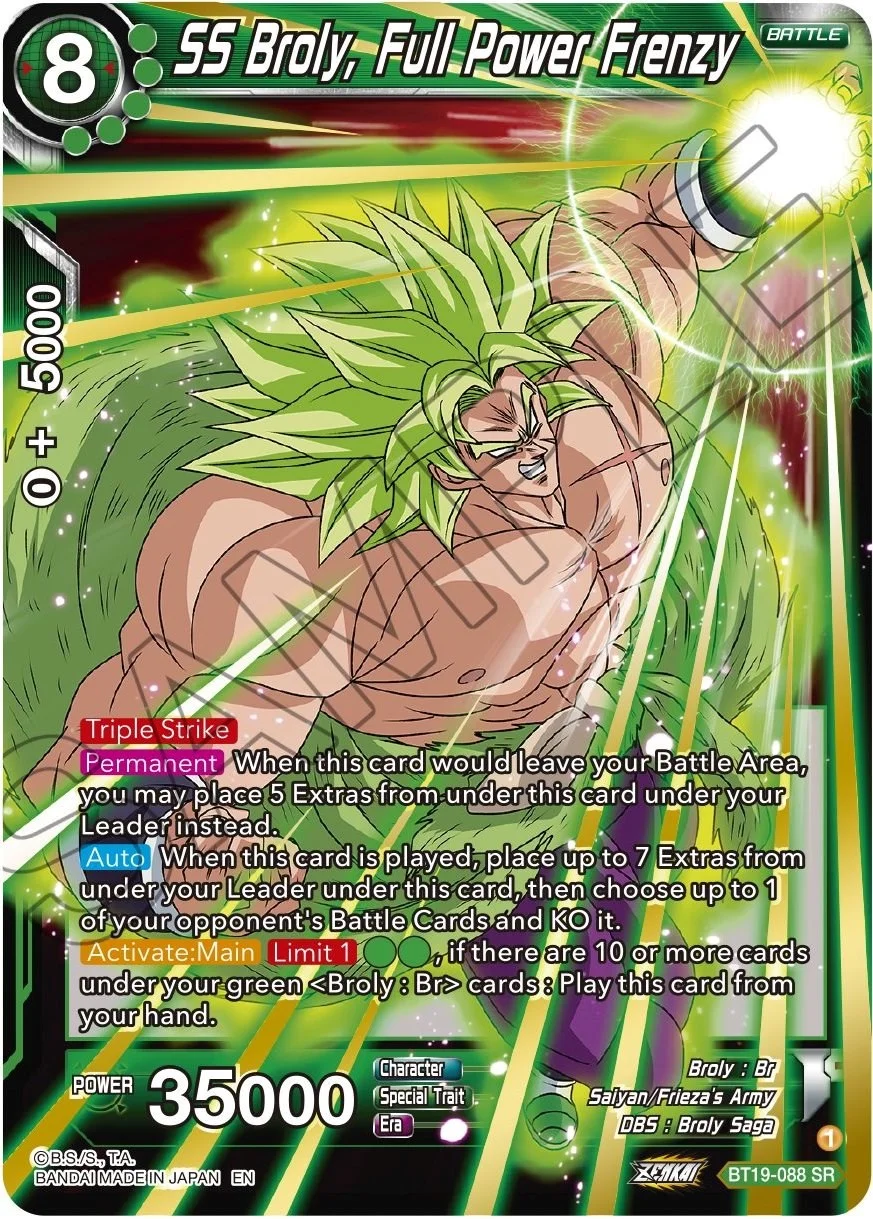 SS Broly, Full Power Frenzy 「BT19-088」「EN」