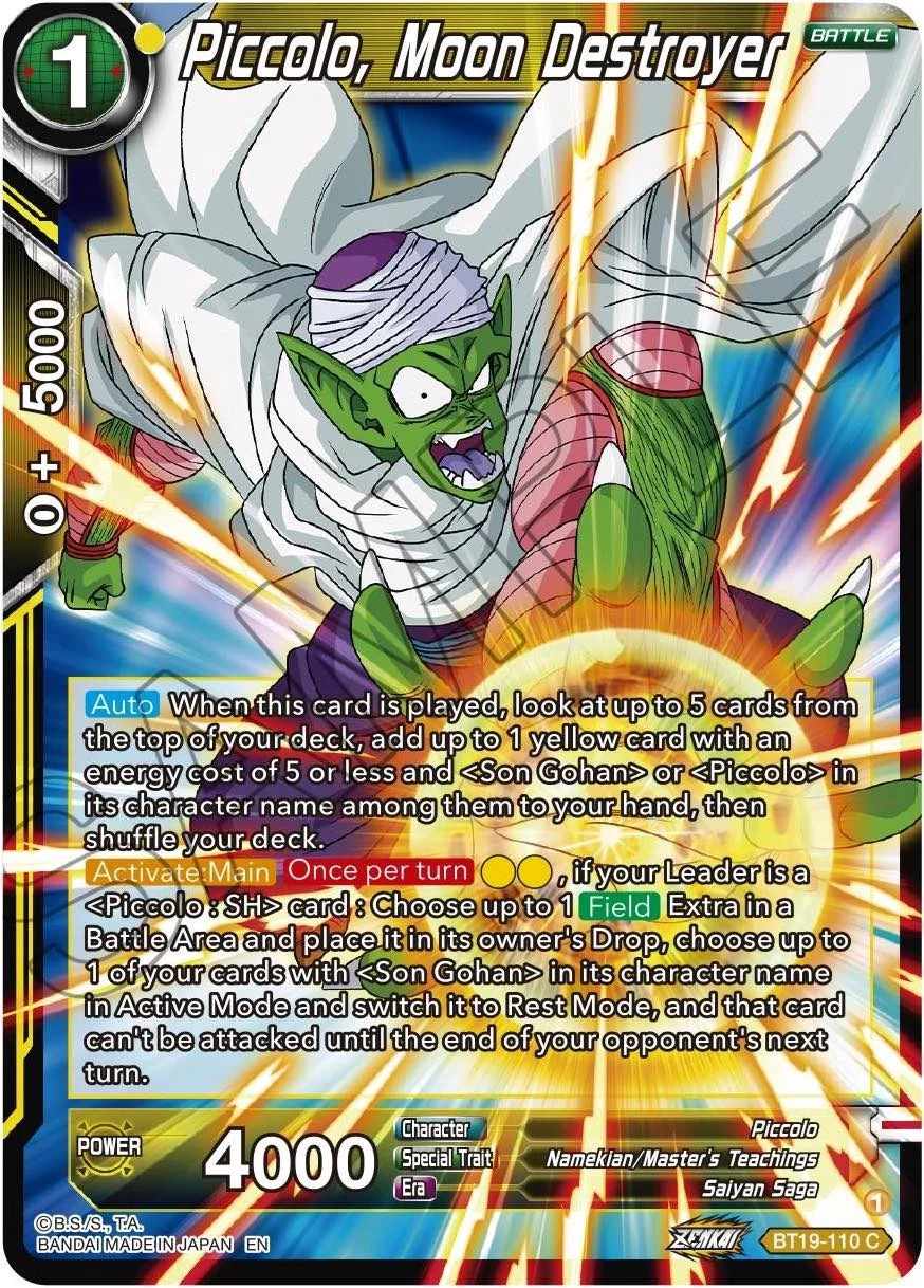 Piccolo, Moon Destroyer 「BT19-110_PR」「EN」