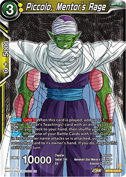 Piccolo, Mentor's Rage 「BT19-125」「EN」