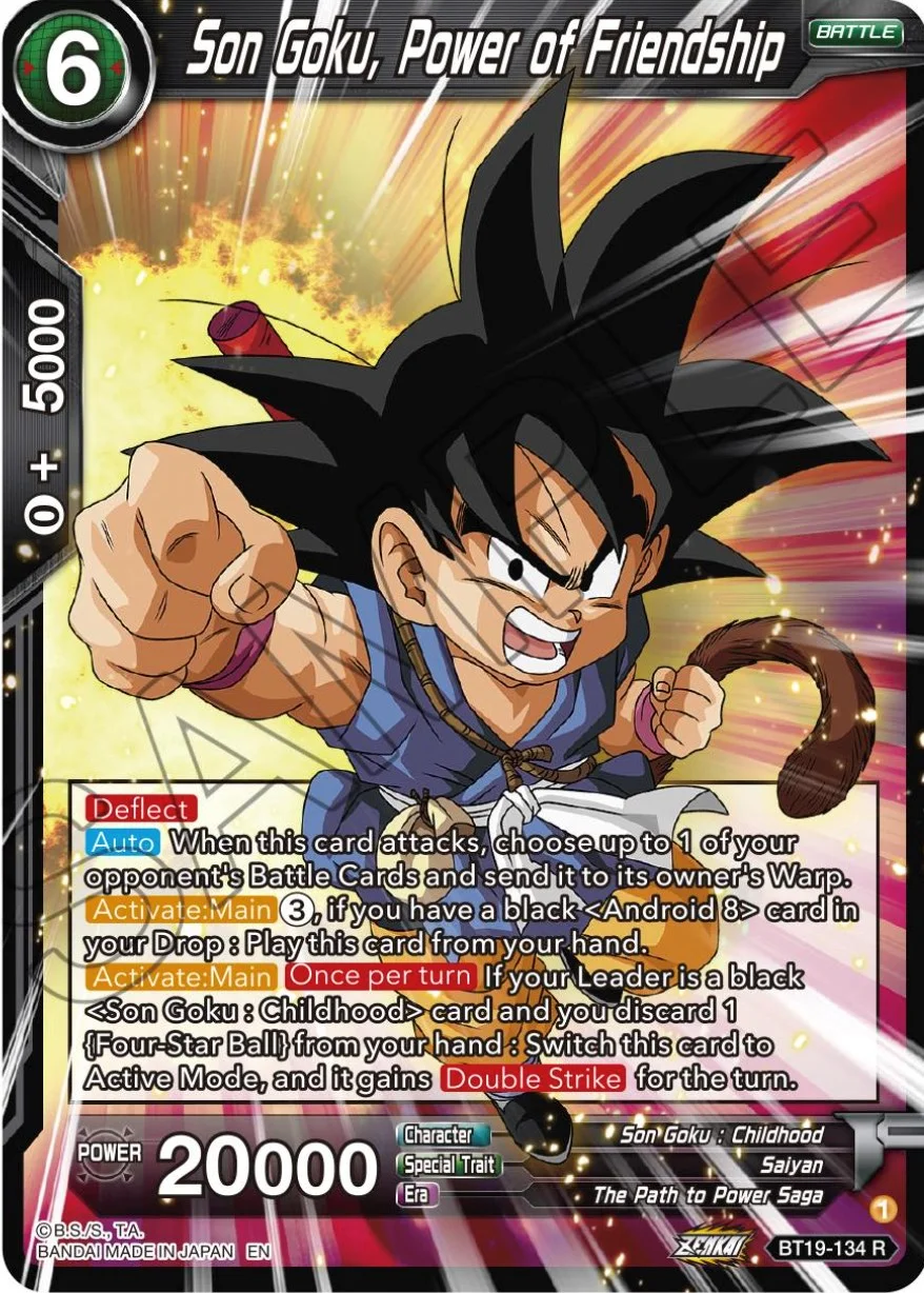 Son Goku, Power of Friendship 「BT19-134」「EN」