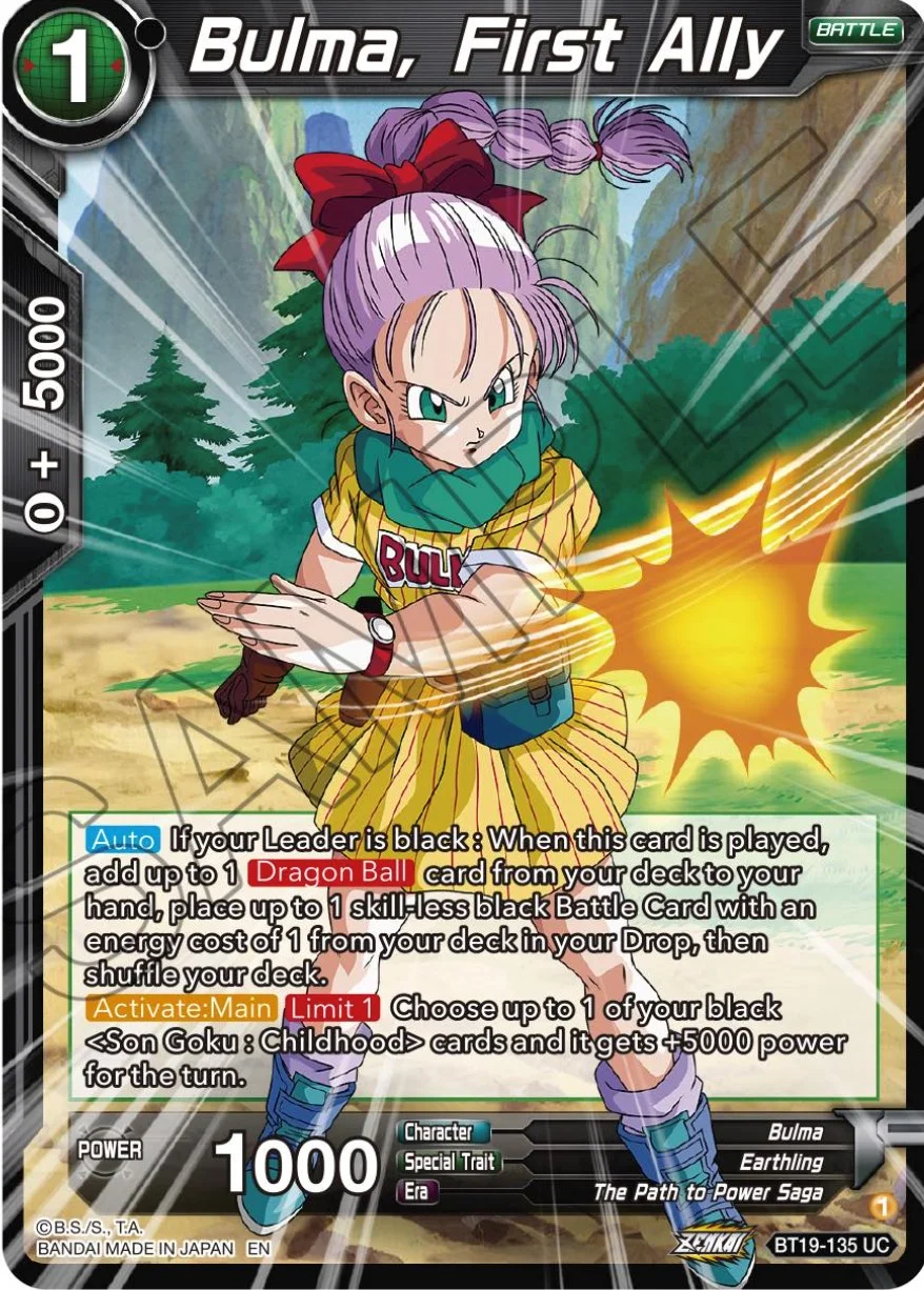 Bulma, First Ally 「BT19-135」「EN」
