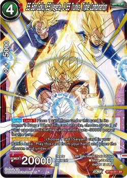 SS Son Goku, SS Vegeta, & SS Trunks, Triple Combination #BT19-011_PR · Dragon Ball Super: Masters
