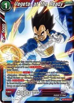 Vegeta, at the Ready #BT19-014 · Dragon Ball Super: Masters