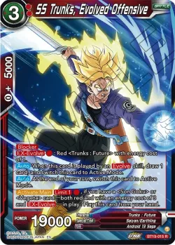 SS Trunks, Evolved Offensive #BT19-015 · Dragon Ball Super: Masters