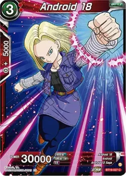 Android 18 #BT19-027 · Dragon Ball Super: Masters