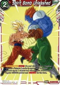 Spirit Bomb Unleashed #BT19-030 · Dragon Ball Super: Masters