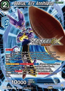 Beerus, Airy Annihilator #BT19-036_PR02 · Dragon Ball Super: Masters