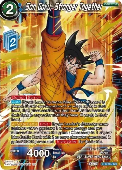 Son Goku, Stronger Together #BT19-037_PR · Dragon Ball Super: Masters