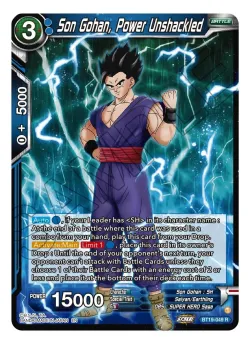 Son Gohan, Power Unshackled #BT19-049 · Dragon Ball Super: Masters