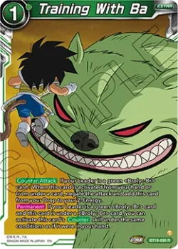 Training With Ba #BT19-095 · Dragon Ball Super: Masters