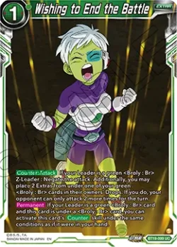 Wishing to End the Battle #BT19-099 · Dragon Ball Super: Masters