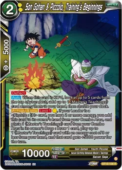 Son Gohan & Piccolo, Training's Beginnings #BT19-108 · Dragon Ball Super: Masters