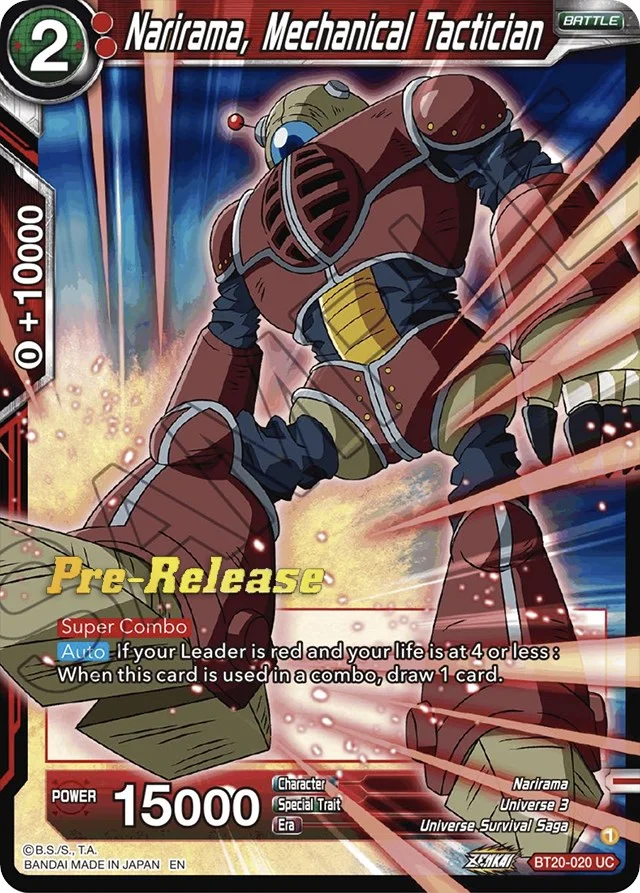 Narirama, Mechanical Tactician 「BT20-020」「EN」