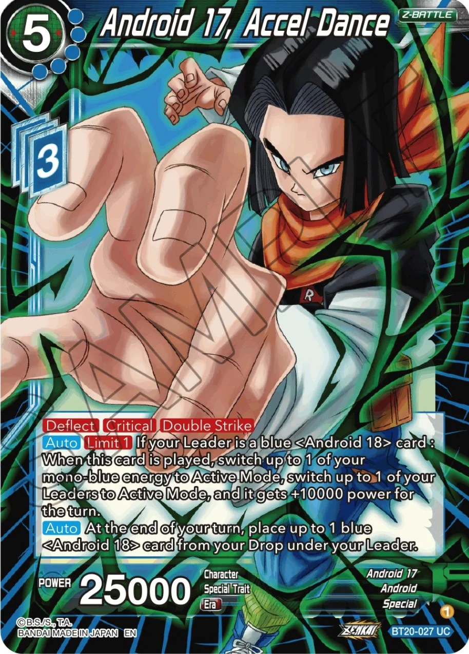 Android 17, Accel Dance 「BT20-027」「EN」