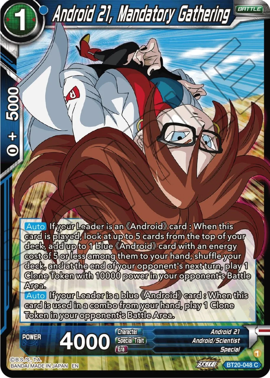 Android 21, Mandatory Gathering 「BT20-048」「EN」