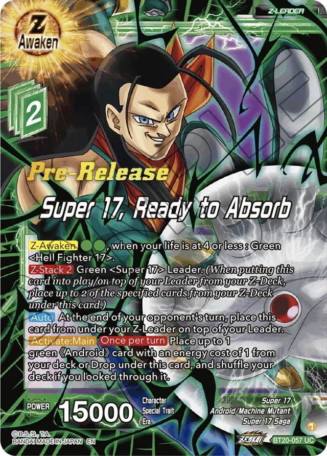 Super 17, Ready to Absorb 「BT20-057」「EN」