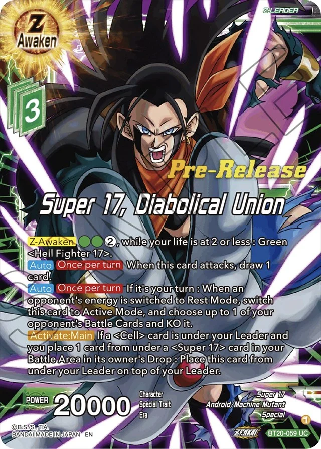 Super 17, Diabolical Union 「BT20-059」「EN」
