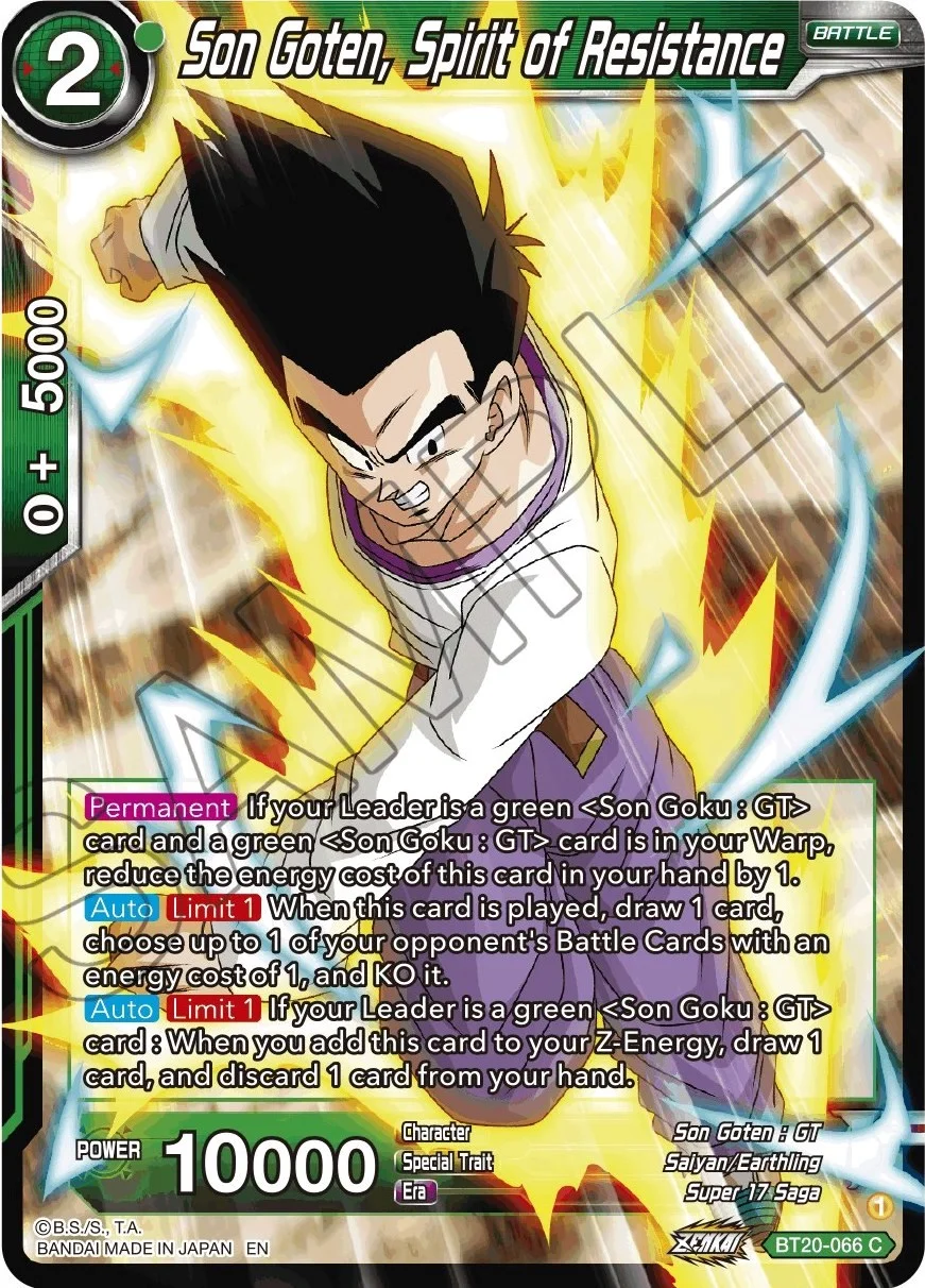 Son Goten, Spirit of Resistance 「BT20-066」「EN」