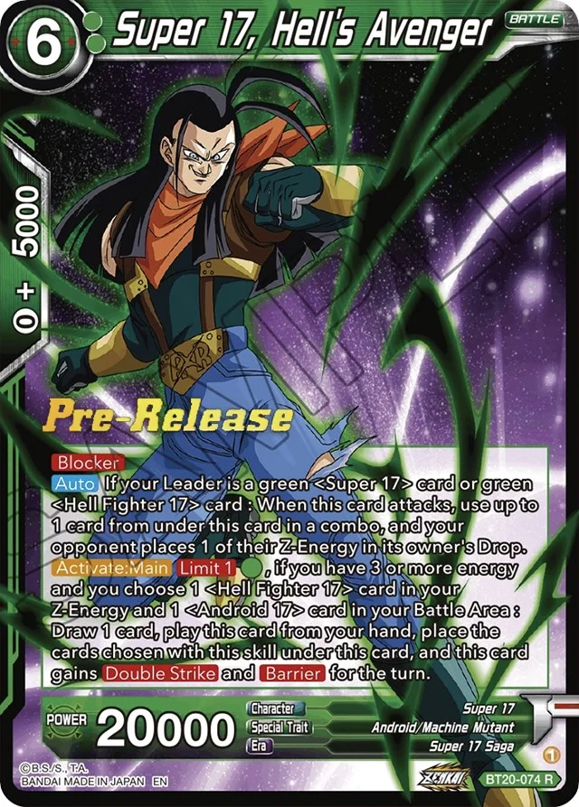 Super 17, Hell's Avenger 「BT20-074_PR」「EN」