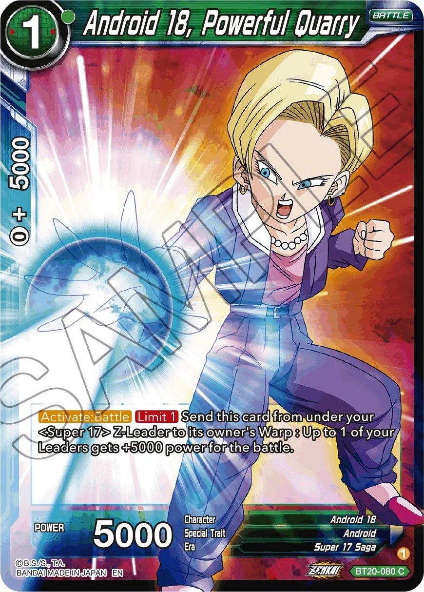 Android 18, Powerful Quarry 「BT20-080」「EN」