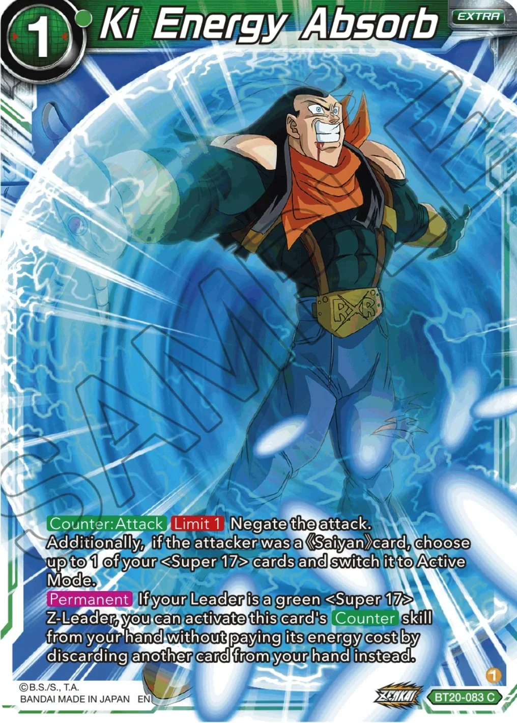 Ki Energy Absorb 「BT20-083_PR」「EN」
