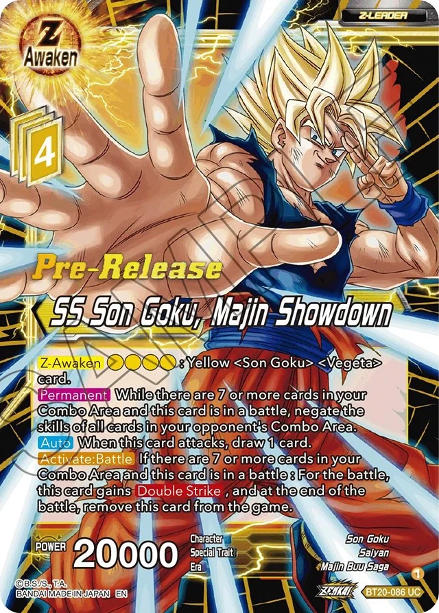 SS Son Goku, Majin Showdown 「BT20-086」「EN」