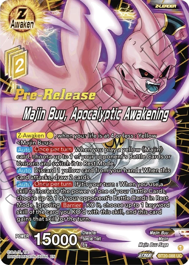 Majin Buu, Apocalyptic Awakening 「BT20-088」「EN」