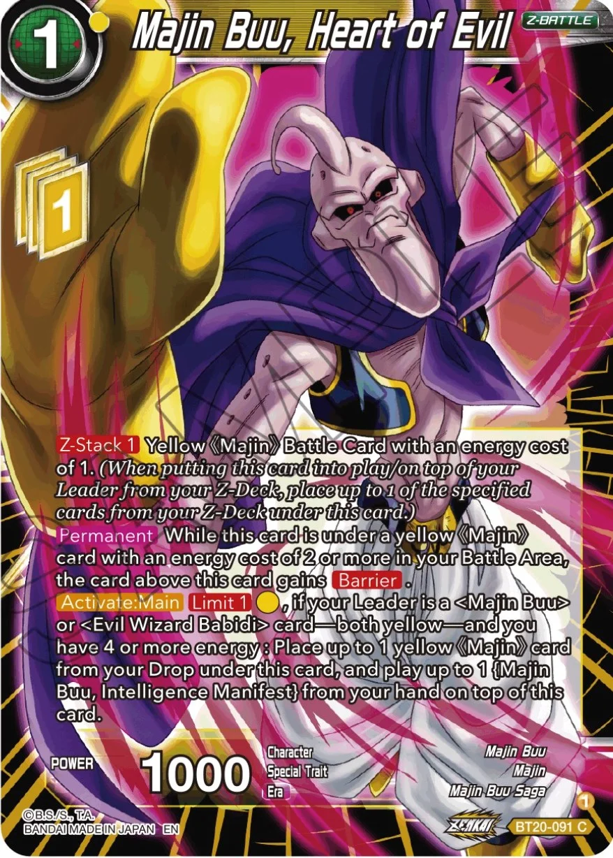Majin Buu, Heart of Evil 「BT20-091」「EN」