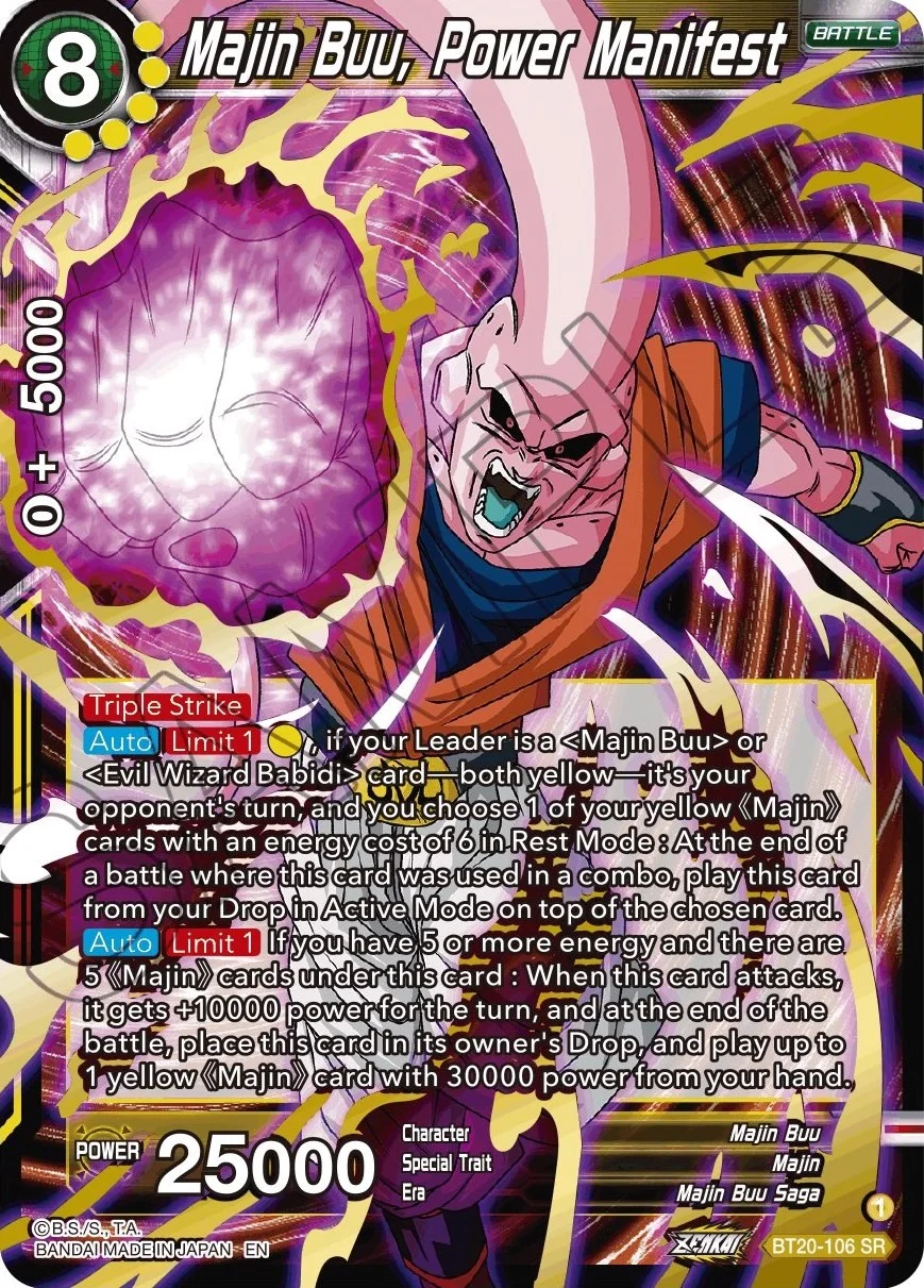Majin Buu, Power Manifest 「BT20-106」「EN」
