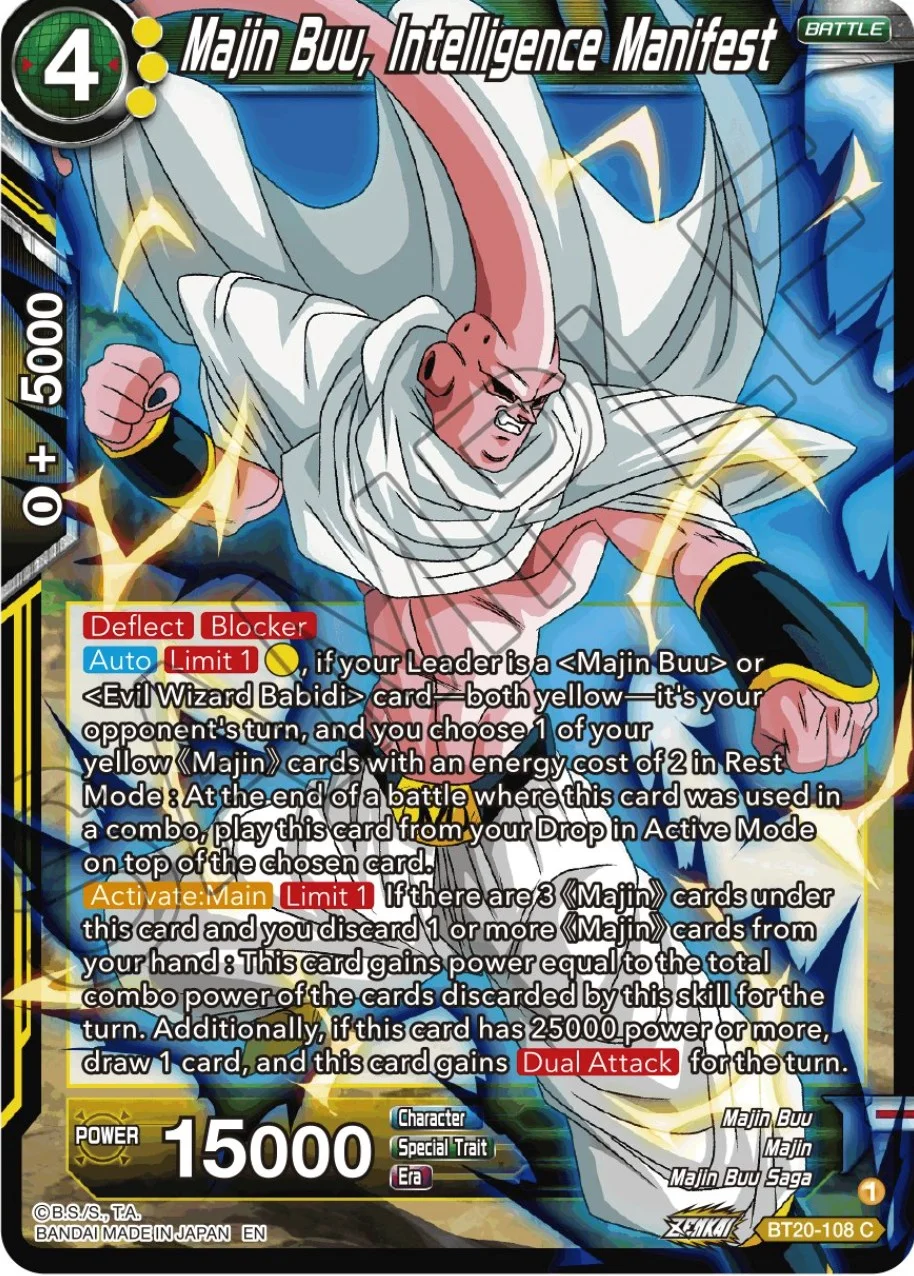 Majin Buu, Intelligence Manifest 「BT20-108」「EN」