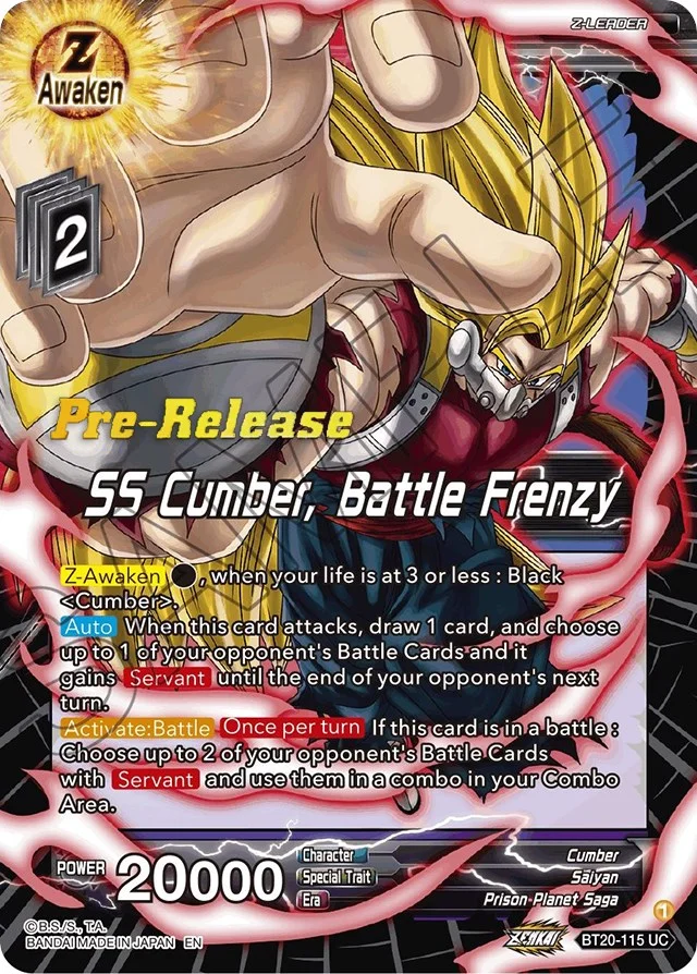 SS Cumber, Battle Frenzy 「BT20-115」「EN」