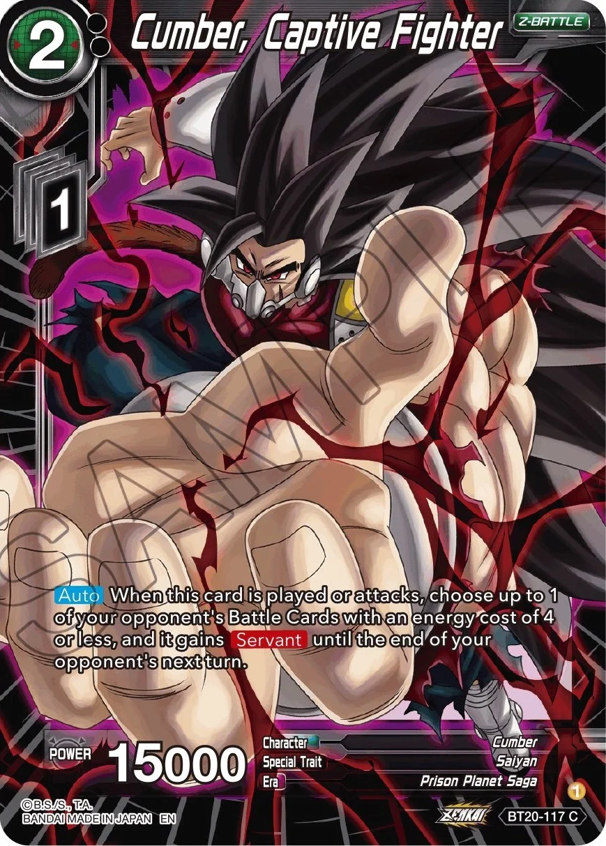 Cumber, Captive Fighter 「BT20-117」「EN」