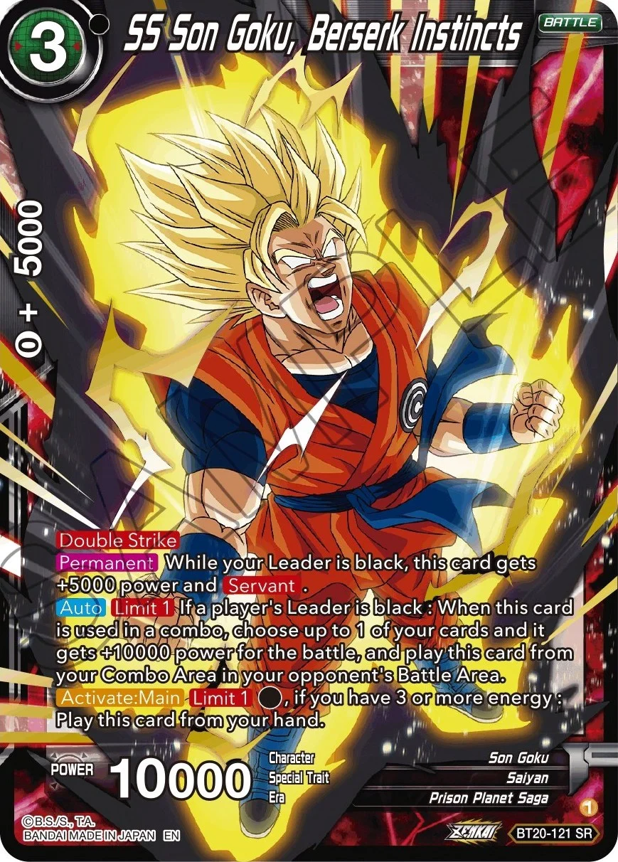 SS Son Goku, Berserk Instincts 「BT20-121_SPR」「EN」