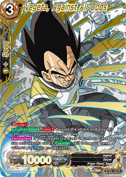 Vegeta, Against All Odds 「BT20-123_PR02」「EN」