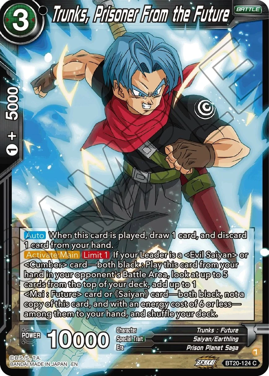 Trunks, Prisoner From the Future 「BT20-124」「EN」