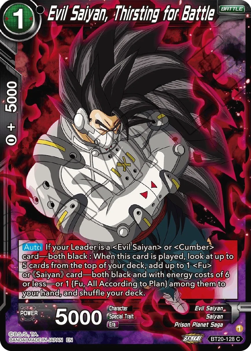 Evil Saiyan, Thirsting for Battle 「BT20-128」「EN」