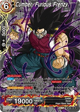 Cumber, Furious Frenzy 「BT20-131_PR02」「EN」