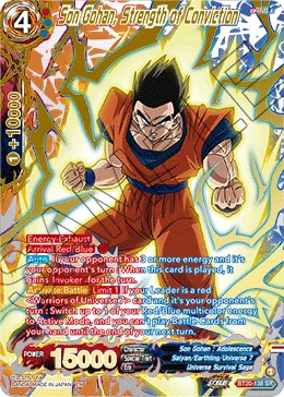 Son Gohan, Strength of Conviction 「BT20-138_PR02」「EN」