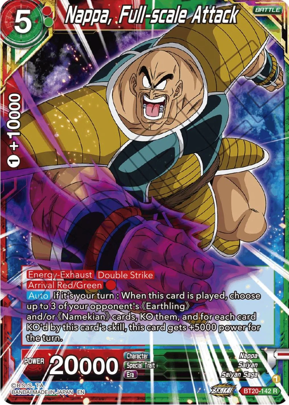 Nappa, Full-scale Attack 「BT20-142」「EN」