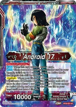 Android 17 #BT20-001 · Dragon Ball Super: Masters