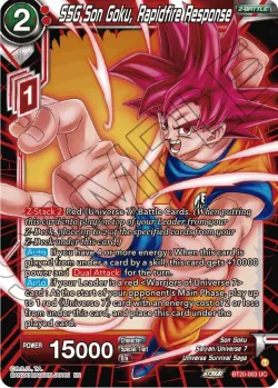SSG Son Goku, Rapidfire Response #BT20-003 · Dragon Ball Super: Masters