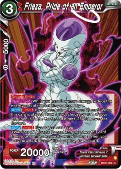 Frieza, Pride of an Emperor #BT20-009 · Dragon Ball Super: Masters