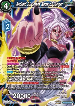Android 21, in the Name of Hunger #BT20-028_PR · Dragon Ball Super: Masters