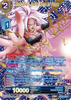 Android 21, in the Name of Peace #BT20-029_PR02 · Dragon Ball Super: Masters