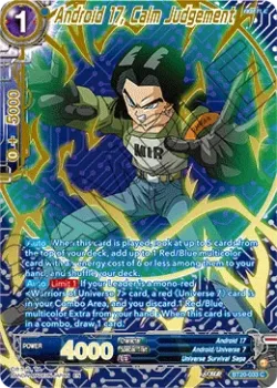 Android 17, Calm Judgement #BT20-033_PR02 · Dragon Ball Super: Masters