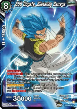 SSB Gogeta, Blistering Barrage #BT20-034 · Dragon Ball Super: Masters
