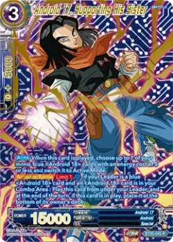 Android 17, Supporting His Sister #BT20-045_PR02 · Dragon Ball Super: Masters