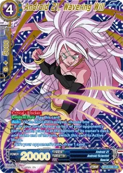 Android 21, Wavering Will #BT20-046_PR02 · Dragon Ball Super: Masters